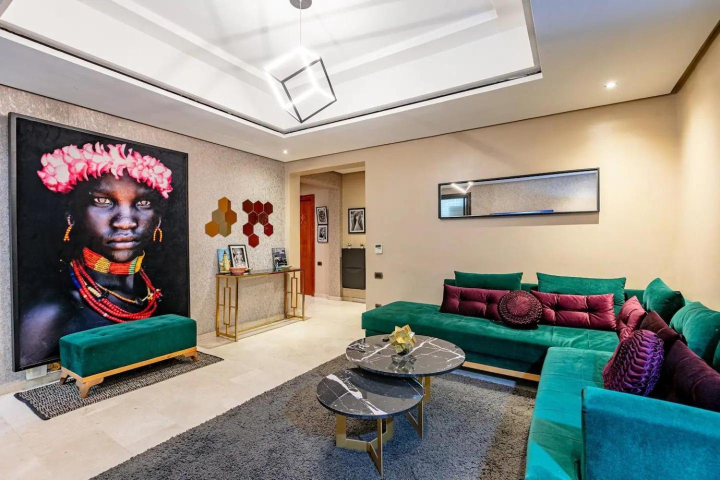 Exclusive Luxury Apartement In Central Gueliz Marrakesh Exteriör bild